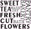 Prima ReDesign Decor Stamps SWEET TEA Clear Cling Stamps 12x12 #652616
