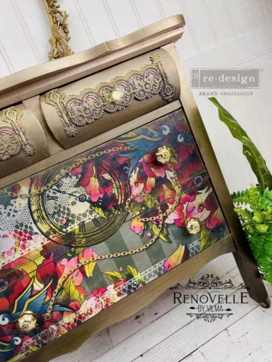 CeCe Restyled ReDesign with Prima INK AND LACE Decoupage Decor Tissue Paper #654306