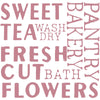 Prima ReDesign Decor Stamps SWEET TEA Clear Cling Stamps 12x12 #652616