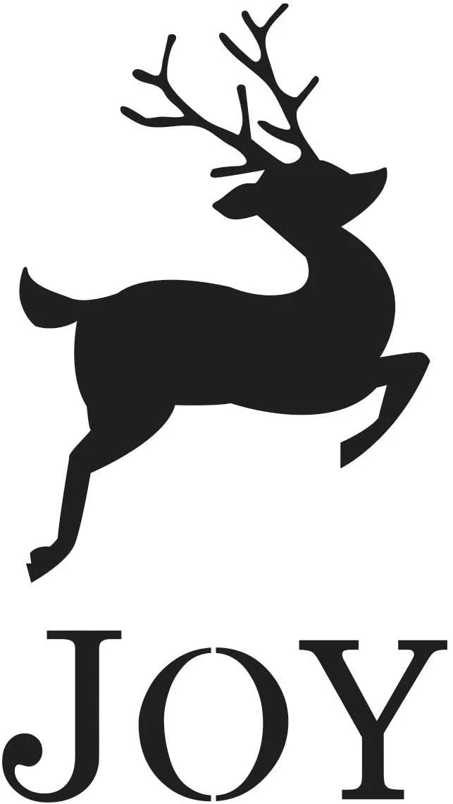 TCW The Crafter's Workshop REINDEER JOY Mini 6x6 Stencil #TCW881s