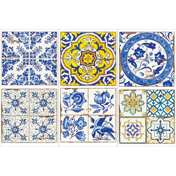 re-design Prima CASA TILES 6X12 Decor Furniture Decal Transfers #656751