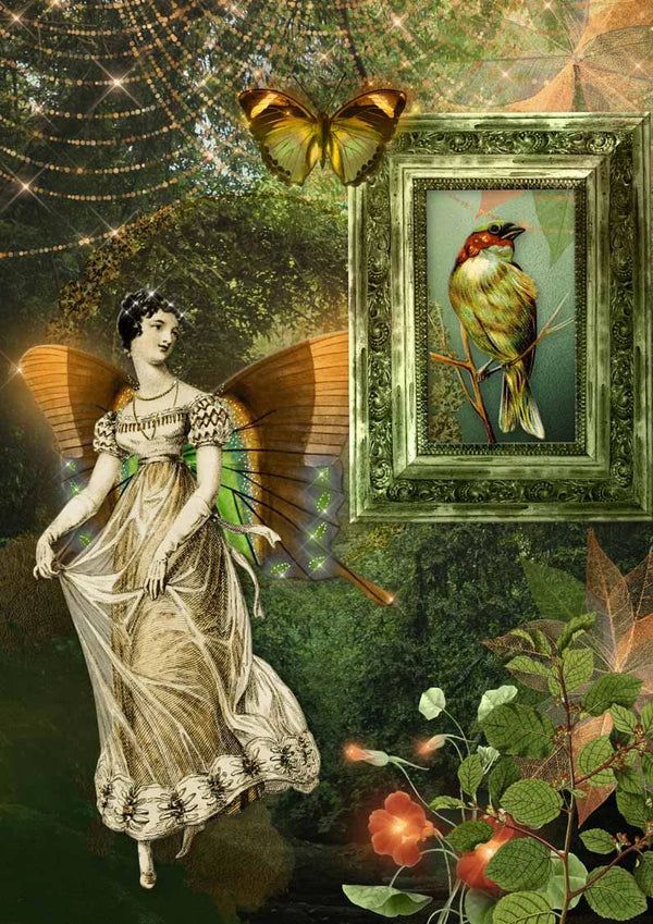 Decoupage Queen WOODLAND FAIRY A4 Rice Paper dqrp0036 (Retired)