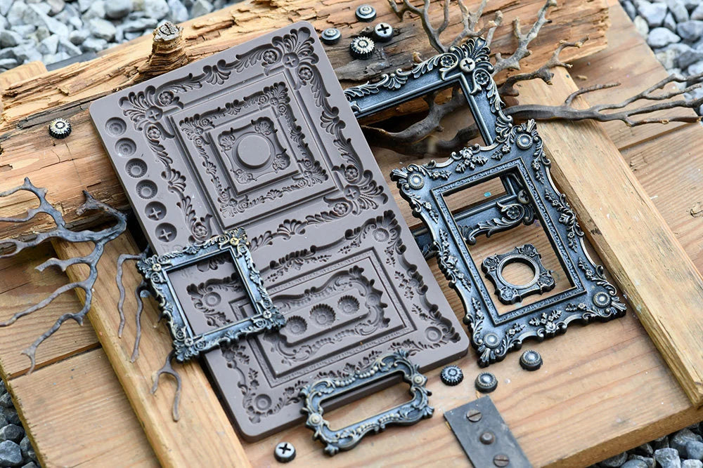 BAROQUE FRAMES Prima Finnabair Imaginarium Moulds Molds 5