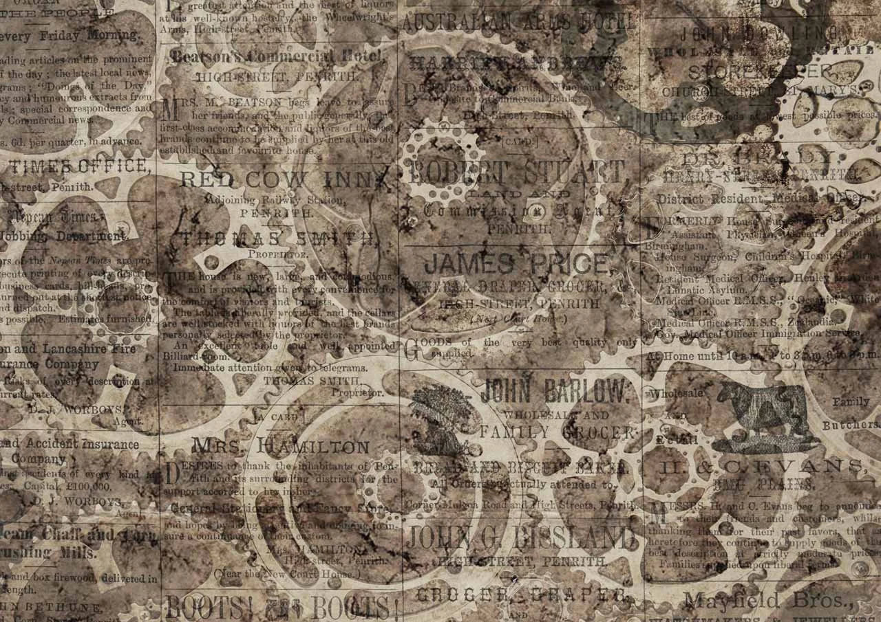 Decoupage Queen INVENTIONS A4 Rice Paper dqrp0162 (Retired)