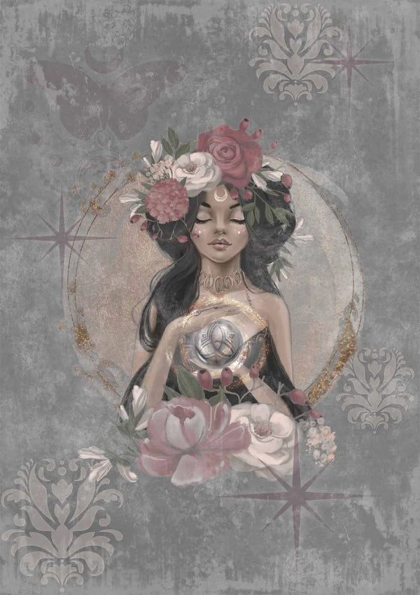 Decoupage Queen Dainty and the Queen THE MOTHER A4 Rice Paper #dqrp0208