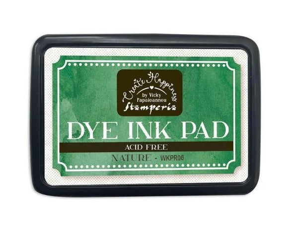 Stamperia Create Happiness Dye Ink Pad NATURE GREEN #WKPR06