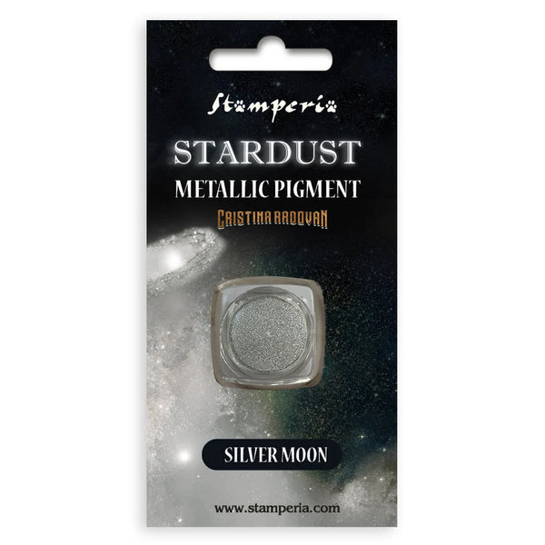 STAMPERIA STARDUST SILVER MOON Metallic Pigment #KAPRB04