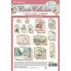 Stamperia SWEET Winter Pink Christmas 7 Cards 5 Tags 1 Bookmark Ephemera #SBCARD13