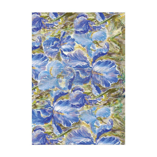Re-Design with Prima ENCHANTING IRIS A1 Decoupage FIBER 23.4" x 33.1" #660574