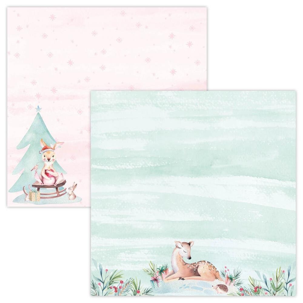 Studio Light WINTER CHRISTMAS 12x12 Ultimate Scrap Paper background papers Paper Pad #USCPS11