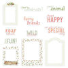 P13 WOODLAND CUTIES Ephemera, Frames & Words 12 pcs #P13-WDC-37