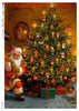 Paper Designs SANTA at the TREE A4 Decoupage Rice Paper #CHRISTMAS 0348
