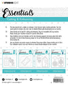 Studio Light Essentials cutting and embossing stencil set packaging with product images and text.