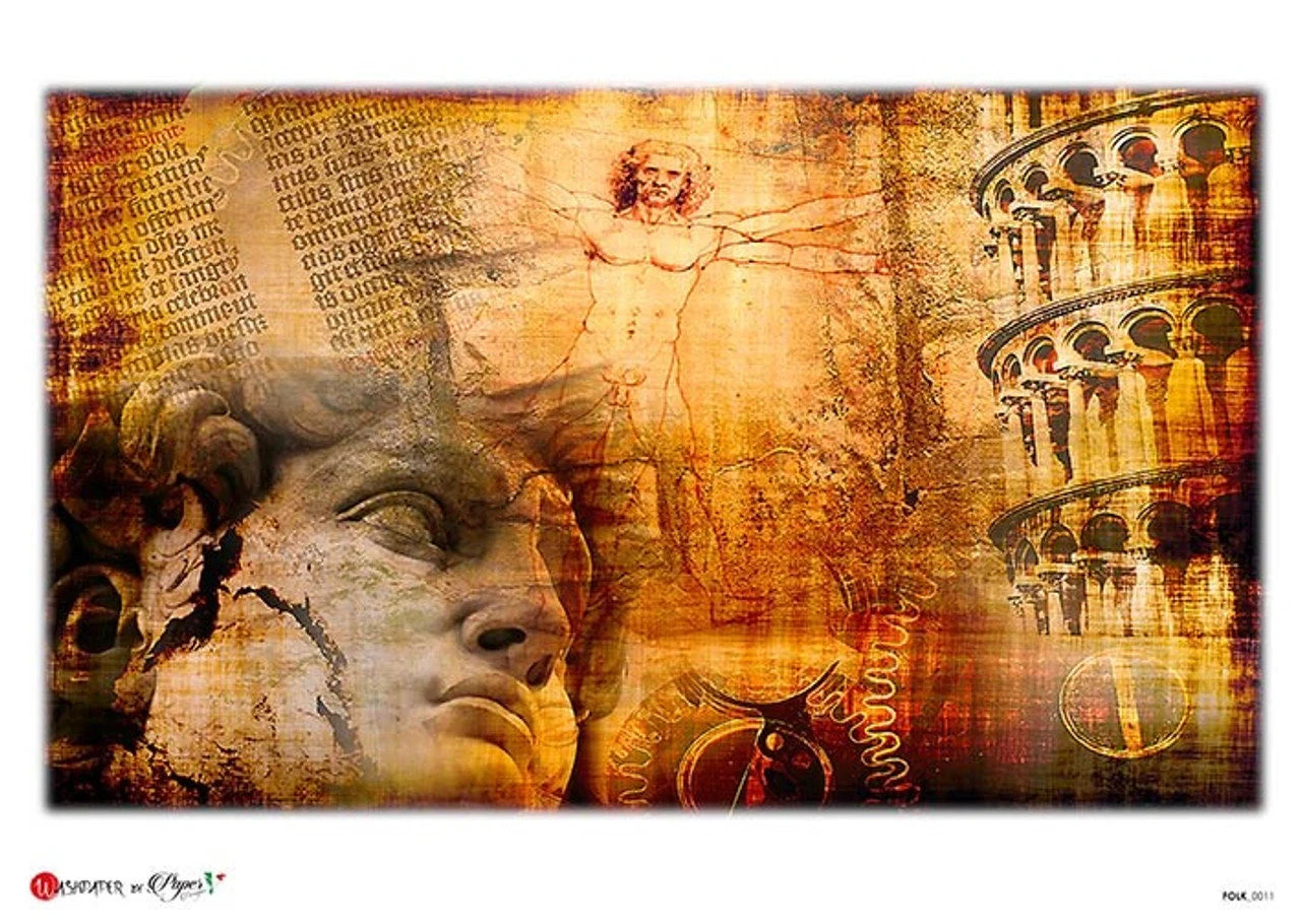 Paper Designs ANCIENT ROME A4 Decoupage Rice Paper #FOLK 0011
