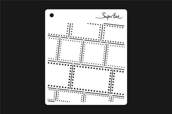 Snipart Industrial Factory METAL JOINTS Stencil #38216