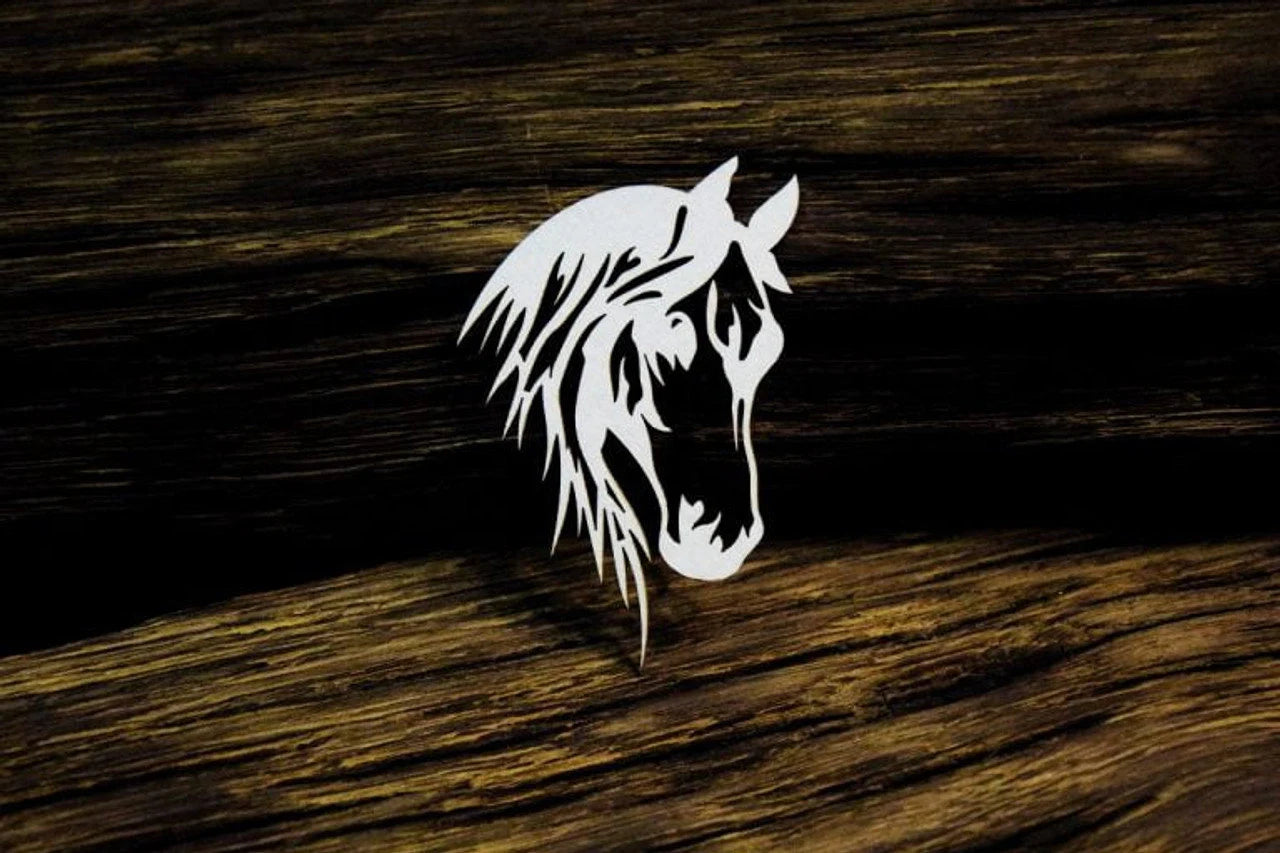 Snipart Amazones Dream OPENWORK HORSE PROFILE Chipboard #14719