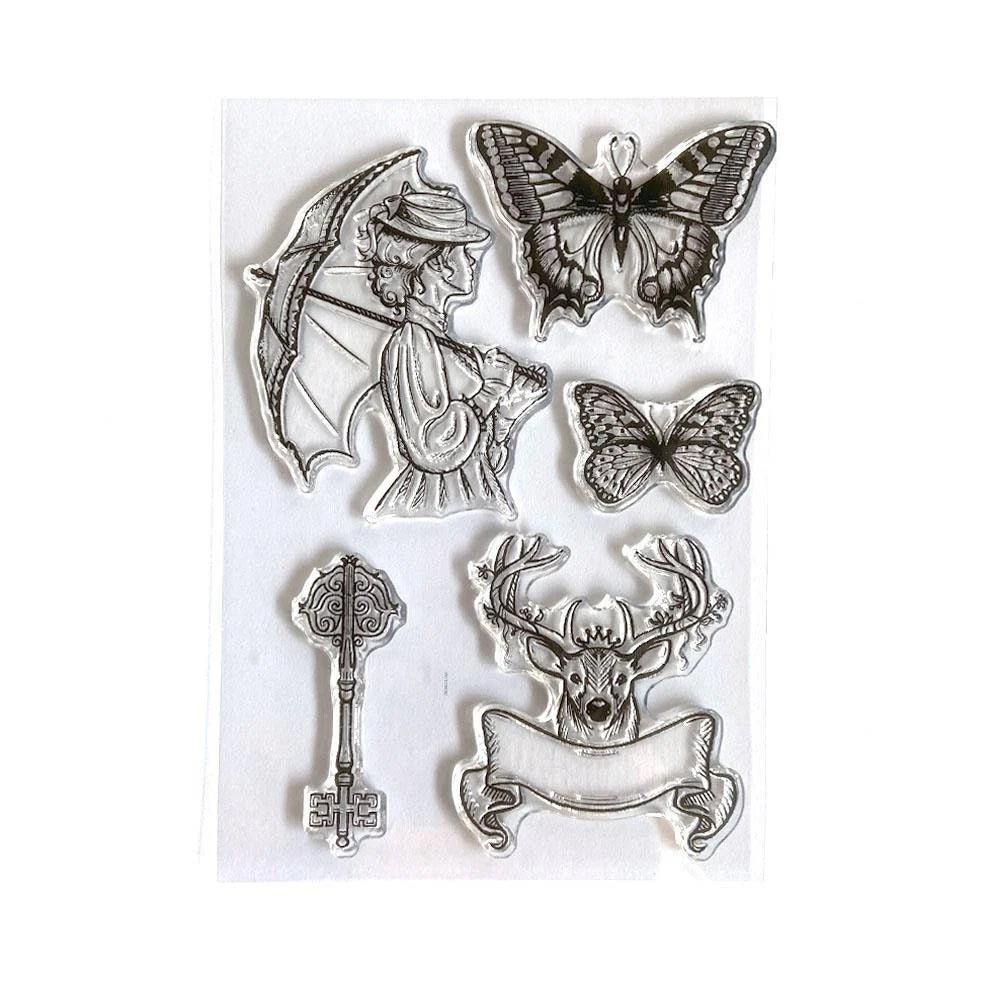 Elizabeth Craft Designs ENGLISH COUNTRYSIDE 2 Clear Stamps #CS284