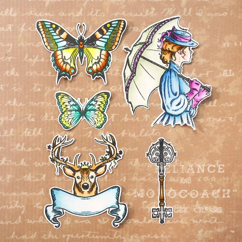 Elizabeth Craft Designs ENGLISH COUNTRYSIDE 2 Clear Stamps #CS284