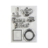 Elizabeth Craft Designs CREAM & SUGAR Clear Stamps #CS282