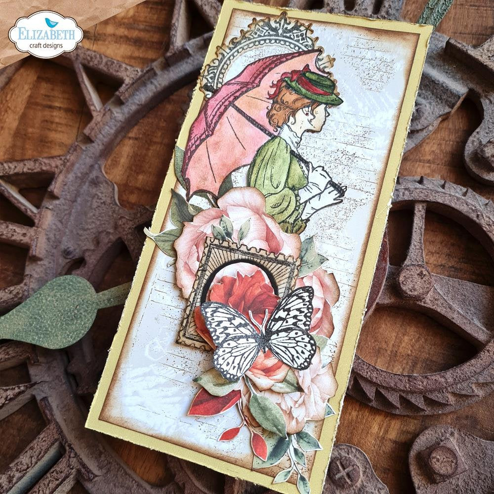 Elizabeth Craft Designs CREAM & SUGAR Clear Stamps #CS282