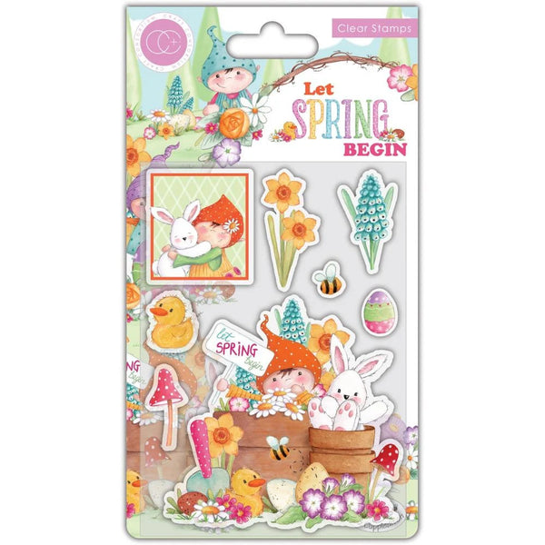 Craft Consortium LET SPRING BEGIN Clear Stamps #CCSTMP086 - Last One!