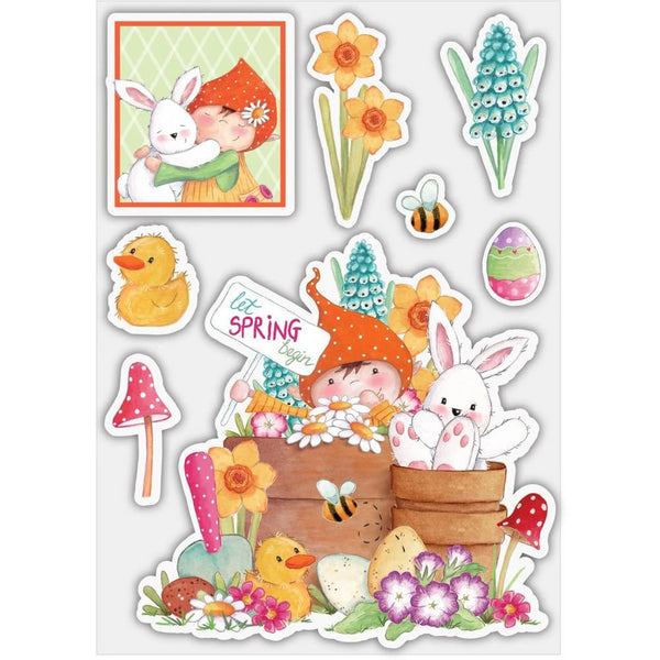 Craft Consortium LET SPRING BEGIN Clear Stamps #CCSTMP086 - Last One!
