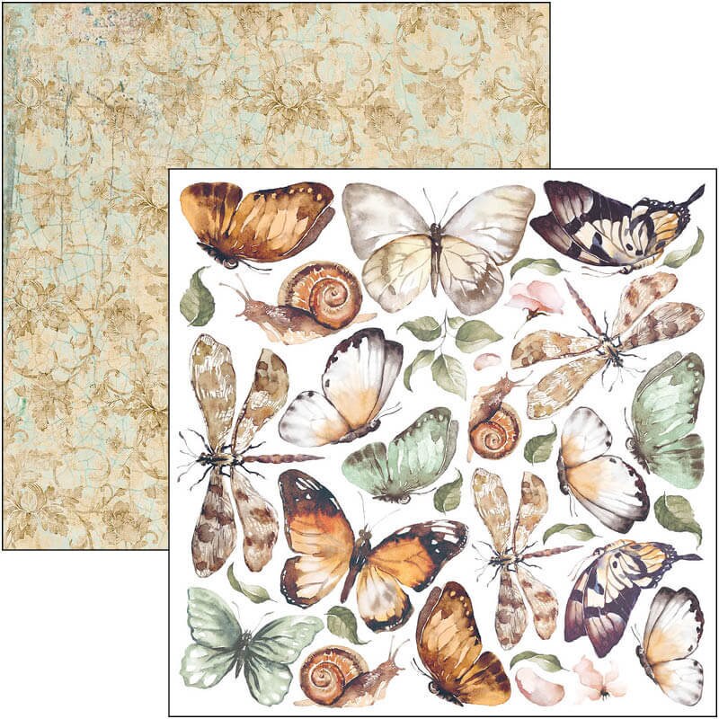 Ciao Bella REIGN OF GRACE 6X6 Fussy Cut Paper Pad 24 Sheets #CBQE060