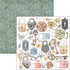 Ciao Bella REIGN OF GRACE 6X6 Fussy Cut Paper Pad 24 Sheets #CBQE060