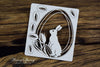 Snipart Warm Spring EGG WITH BUNNY Chipboard #24214