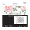 Re-design Prima Decor Maxi Transfer ODEUR De ROSE 2 sheets 12"x12" #663407