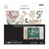Re-design Prima Decor Maxi Transfer An Afternoon in the Garden 2 sheets 12"x12" #663506