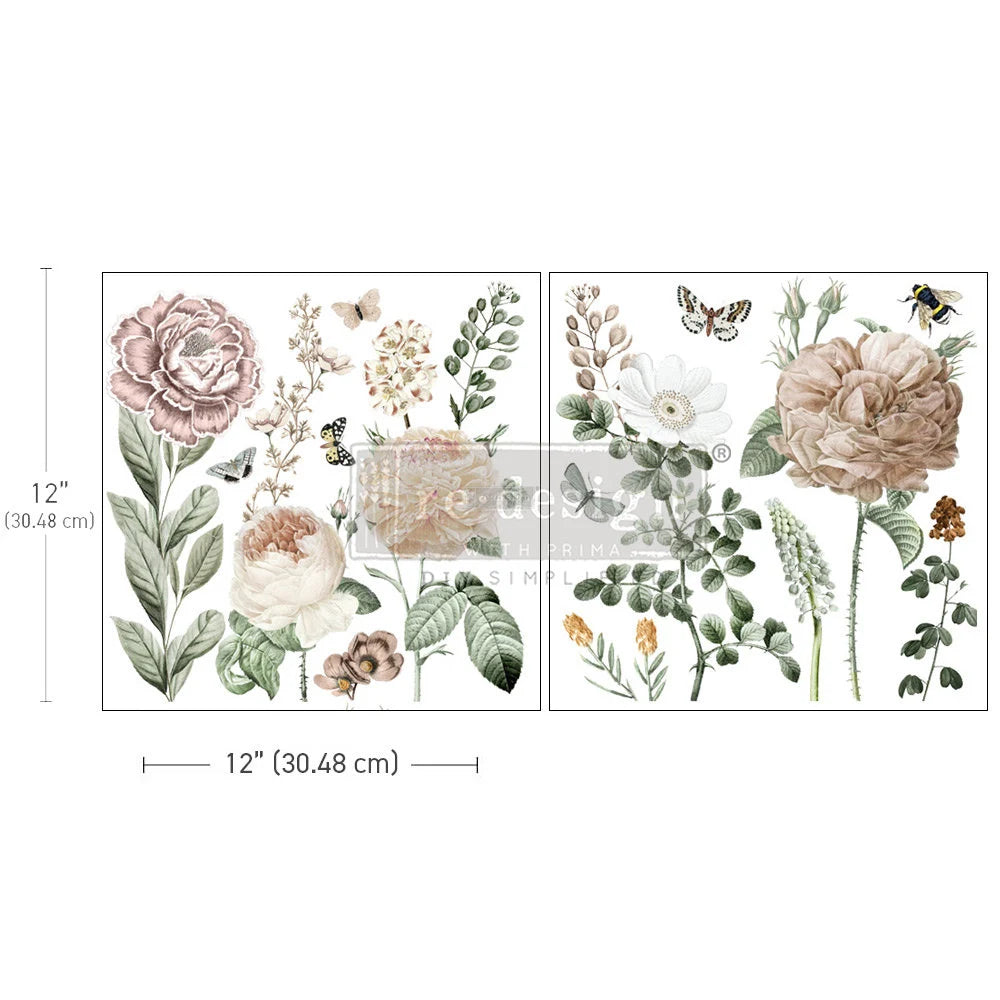Re-design Prima Decor Maxi Transfer An Afternoon in the Garden 2 sheets 12