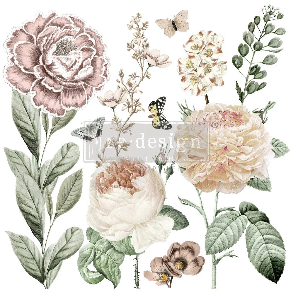 Re-design Prima Decor Maxi Transfer An Afternoon in the Garden 2 sheets 12
