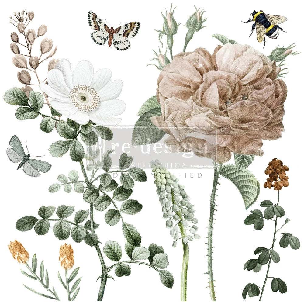 Re-design Prima Decor Maxi Transfer An Afternoon in the Garden 2 sheets 12