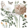 Re-design Prima Decor Maxi Transfer An Afternoon in the Garden 2 sheets 12"x12" #663506