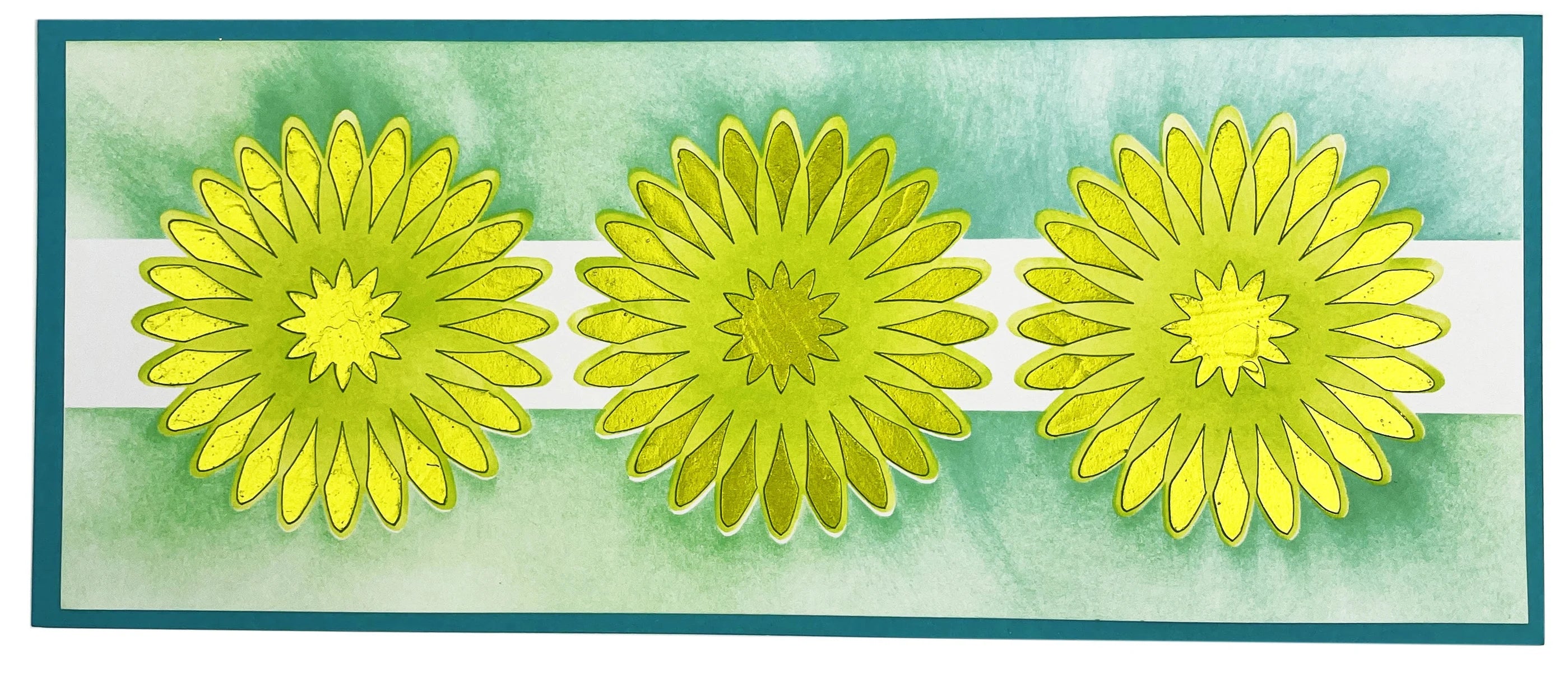 TCW The Crafter's Workshop Slimline LAYERED - MUMS Stencil #TCW6033