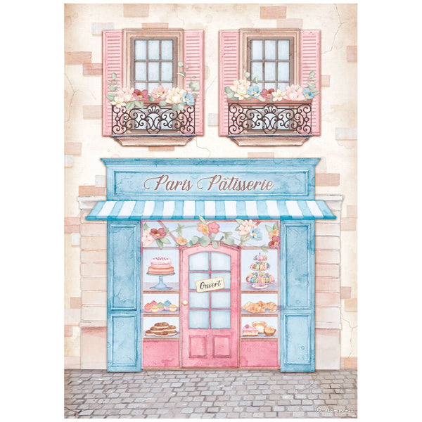Stamperia CREATE HAPPINESS Oh La La A4 Rice Paper SELECTION Decoupage  #DFSA4XOL