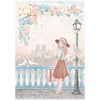 Stamperia CREATE HAPPINESS Oh La La A4 Rice Paper SELECTION Decoupage  #DFSA4XOL