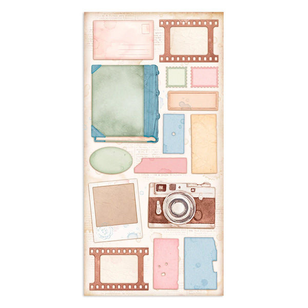 Stamperia Create Happiness OH LA LA Collectables 6x12 Scrapbook Paper 10 Sheets #SBBV23