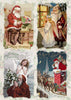 Decoupage Queen ST. NICHOLAS Christmas Santa A4 Rice Paper dqrp0202 (Retired)