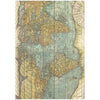 Stamperia AROUND The WORLD A4 Decoupage Rice Paper SELECTION   6 Sheets #DFSA4XAW