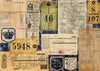 Decoupage Queen TAKE A NUMBER A4 Rice Paper dqrp0126 (Retired)