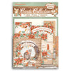 Stamperia ALL AROUND CHRISTMAS 7 Cards 5 Tags 1 Bookmark Ephemera #SBCARD20