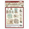 Stamperia CHRISTMAS GREETINGS Die Cuts Cards Tags Bookmarks Toppers Collection #SBCARD18