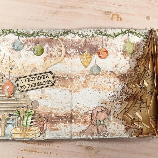 Elizabeth Craft Designs ALL I WANT for X-Mas... A6 Clear Stamps #ECCS309