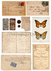 Decoupage Queen SUNFLOWER EPHEMERA A4 Journal Kit #DQJP0001
