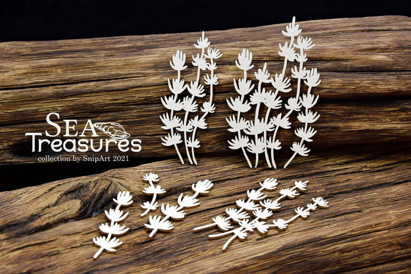 Snipart SEA TREASURES SEAWEED 1 Chipboard Embellishment #24979