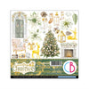 Ciao Bella SPARKLING CHRISTMAS 6X6 Fussy Cut Paper Pad 24 Sheets #CBQE069