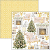 Ciao Bella SPARKLING CHRISTMAS 6X6 Fussy Cut Paper Pad 24 Sheets #CBQE069