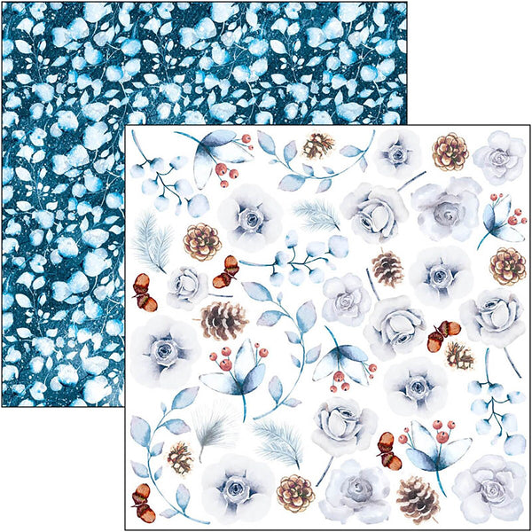 Ciao Bella WINTER JOURNEY 6X6 Fussy Cut Paper Pad 24 Sheets #CBQE068